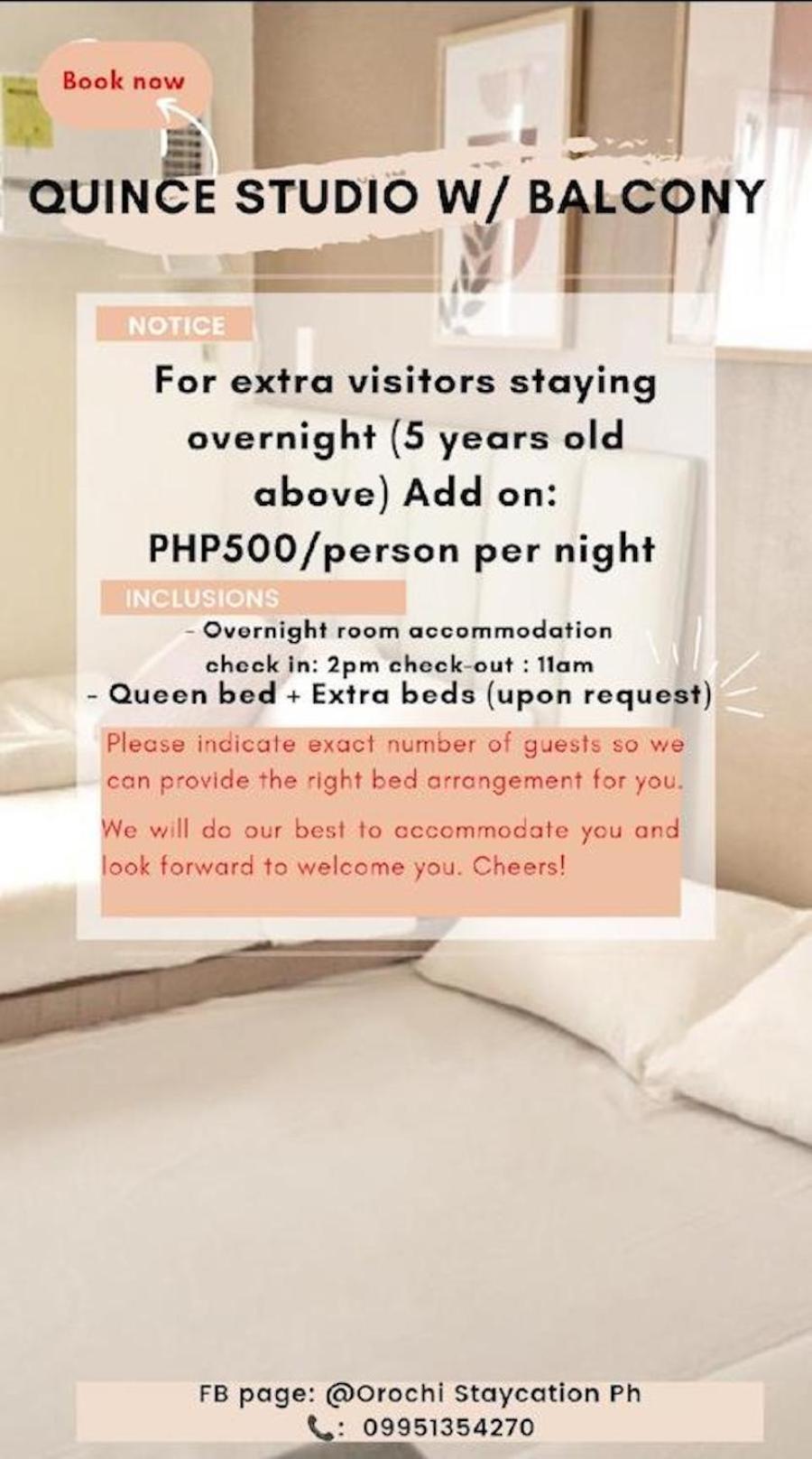 Quince Studio W/ Balcony Orochi Staycation Ph At Loop Tower Cdo Cagayan de Oro Eksteriør billede